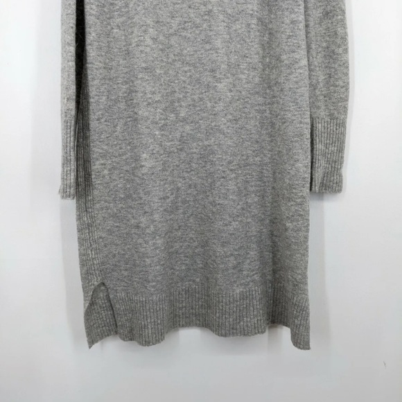 J. CREW Small Turtleneck Wool Alpaca Gray Sweater Dress - Picture 4 of 5